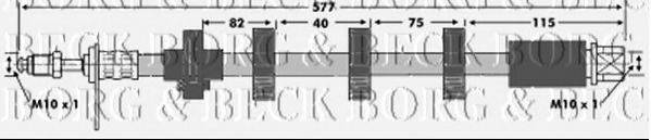 BORG & BECK BBH6684 Гальмівний шланг