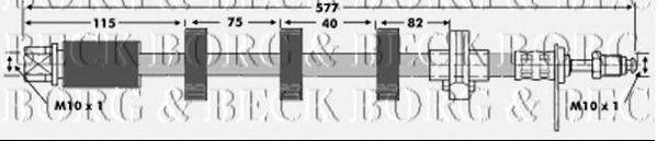BORG & BECK BBH6685 Гальмівний шланг