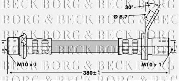BORG & BECK BBH6751 Гальмівний шланг