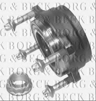 BORG & BECK BWK1060 Комплект підшипника маточини колеса