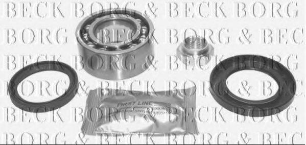 BORG & BECK BWK206 Комплект підшипника маточини колеса