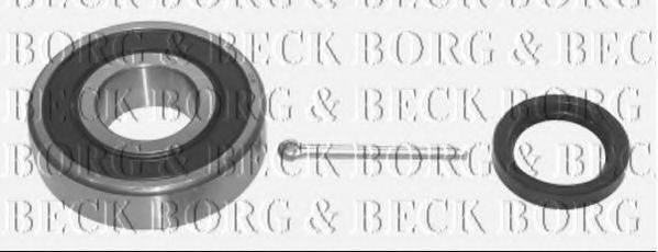 BORG & BECK BWK435 Комплект підшипника маточини колеса