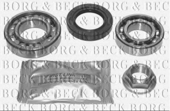 BORG & BECK BWK437 Комплект підшипника маточини колеса