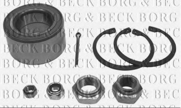 BORG & BECK BWK081 Комплект підшипника маточини колеса