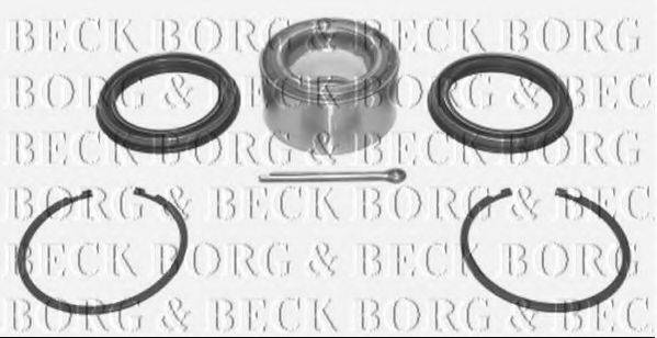 BORG & BECK BWK351 Комплект підшипника маточини колеса