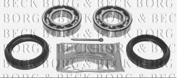 BORG & BECK BWK381 Комплект підшипника маточини колеса