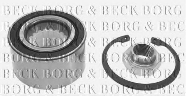 BORG & BECK BWK384 Комплект підшипника маточини колеса