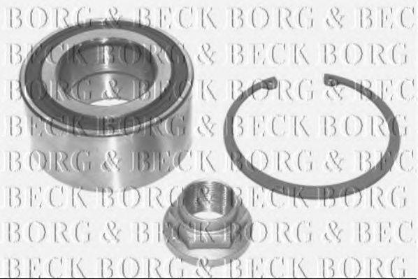 BORG & BECK BWK535 Комплект підшипника маточини колеса