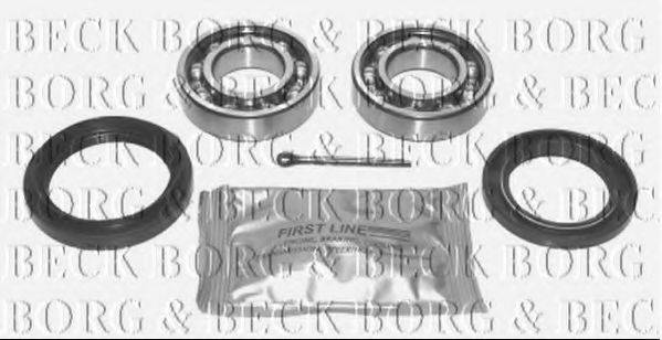 BORG & BECK BWK661 Комплект підшипника маточини колеса