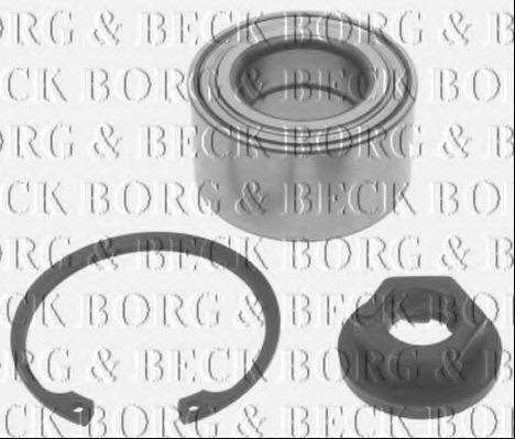 BORG & BECK BWK743 Комплект підшипника маточини колеса