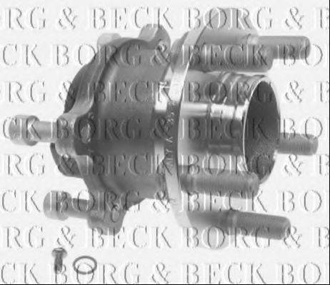 BORG & BECK BWK1172 Комплект підшипника маточини колеса