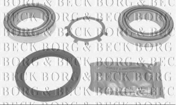 BORG & BECK BWK1230 Комплект підшипника маточини колеса