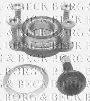 BORG & BECK BWK1250 Комплект підшипника маточини колеса