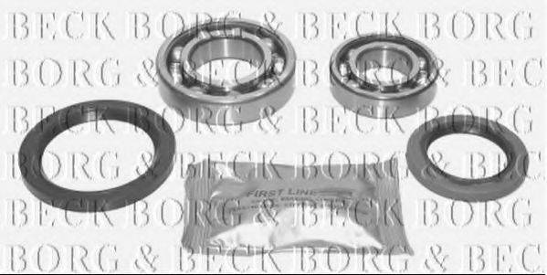 BORG & BECK BWK168 Комплект підшипника маточини колеса