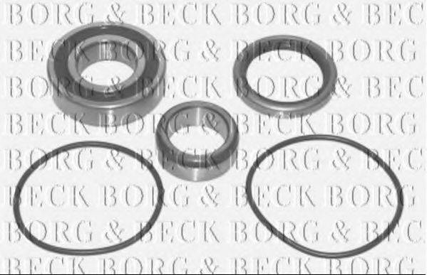 BORG & BECK BWK172 Комплект підшипника маточини колеса