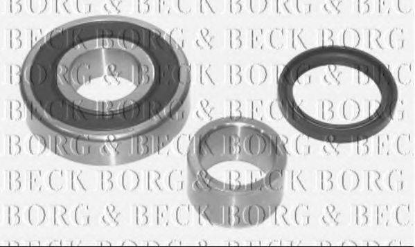 BORG & BECK BWK455 Комплект підшипника маточини колеса