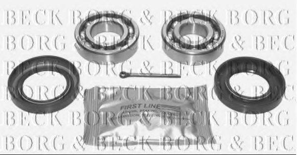 BORG & BECK BWK660 Комплект підшипника маточини колеса
