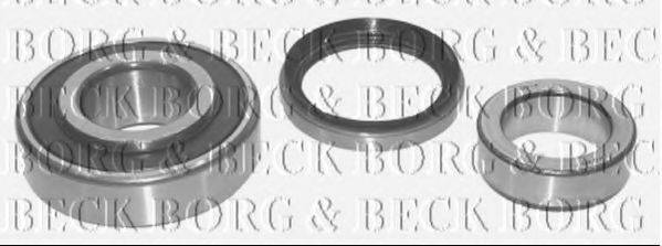 BORG & BECK BWK831 Комплект підшипника маточини колеса