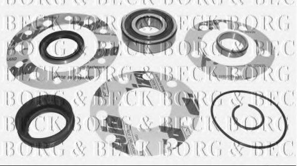 BORG & BECK BWK836 Комплект підшипника маточини колеса