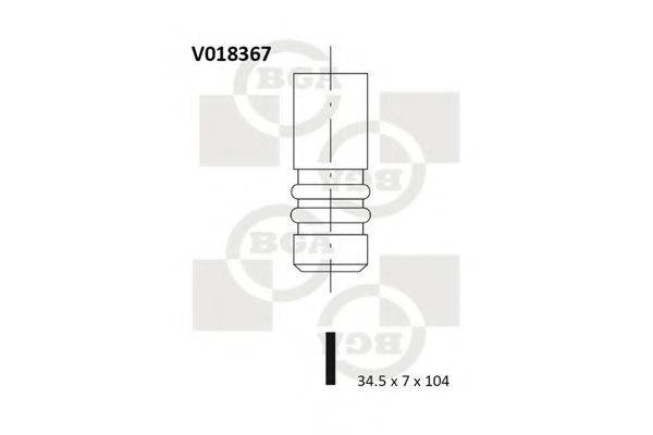 BGA V018367 Впускний клапан