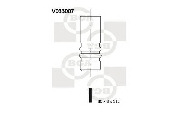 BGA V033007 Випускний клапан
