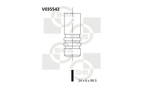 BGA V035542 Випускний клапан