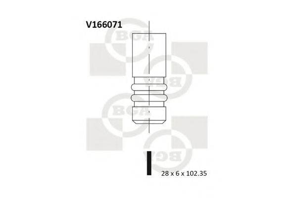 BGA V166071 Випускний клапан