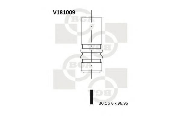 BGA V181009 Впускний клапан