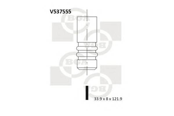 BGA V537555 Випускний клапан