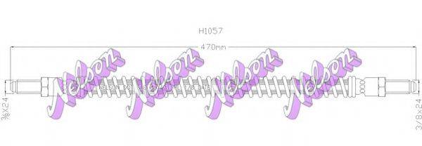 BROVEX-NELSON H1057 Гальмівний шланг