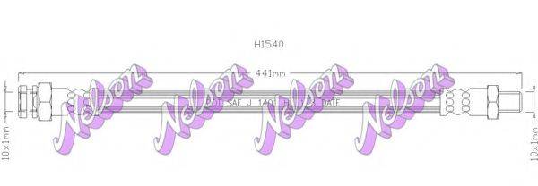 BROVEX-NELSON H1540 Гальмівний шланг