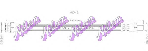 BROVEX-NELSON H1543 Гальмівний шланг
