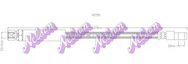 BROVEX-NELSON H1755 Гальмівний шланг