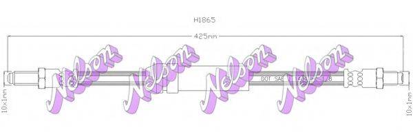 BROVEX-NELSON H1865 Гальмівний шланг