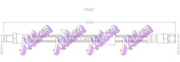 BROVEX-NELSON H3600 Гальмівний шланг