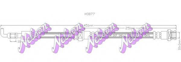 BROVEX-NELSON H3877 Гальмівний шланг