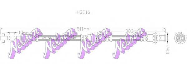 BROVEX-NELSON H3916 Гальмівний шланг