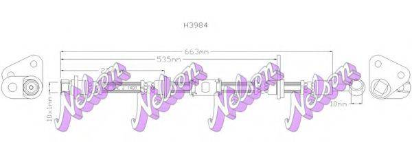 BROVEX-NELSON H3984 Гальмівний шланг