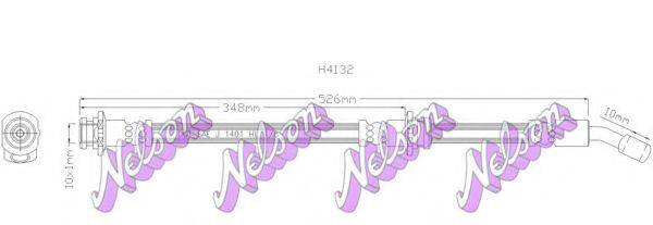 BROVEX-NELSON H4132 Гальмівний шланг