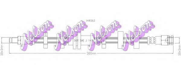 BROVEX-NELSON H4161 Гальмівний шланг