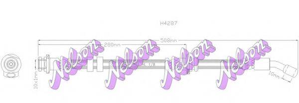 BROVEX-NELSON H4287 Гальмівний шланг