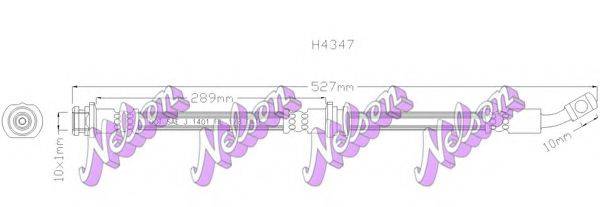BROVEX-NELSON H4347 Гальмівний шланг
