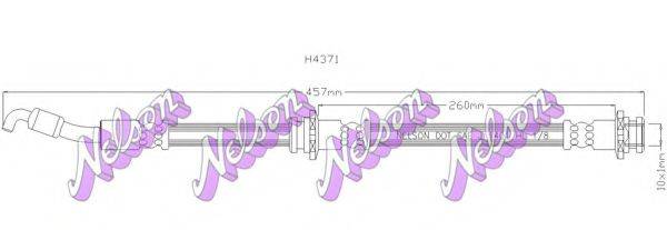 BROVEX-NELSON H4371 Гальмівний шланг