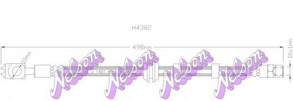 BROVEX-NELSON H4382 Гальмівний шланг