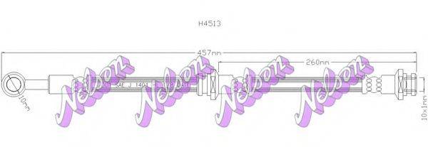 BROVEX-NELSON H4513 Гальмівний шланг