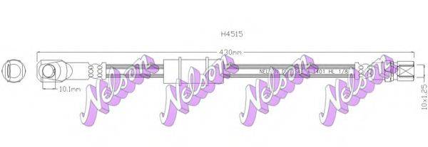 BROVEX-NELSON H4515 Гальмівний шланг