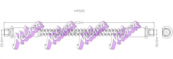 BROVEX-NELSON H4528 Гальмівний шланг