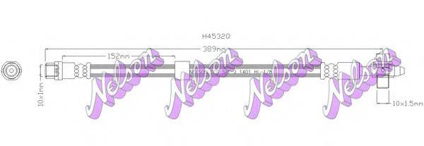 BROVEX-NELSON H4532Q Гальмівний шланг