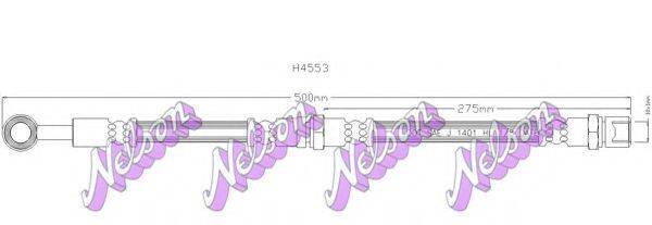 BROVEX-NELSON H4553 Гальмівний шланг