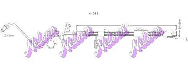 BROVEX-NELSON H4582 Гальмівний шланг